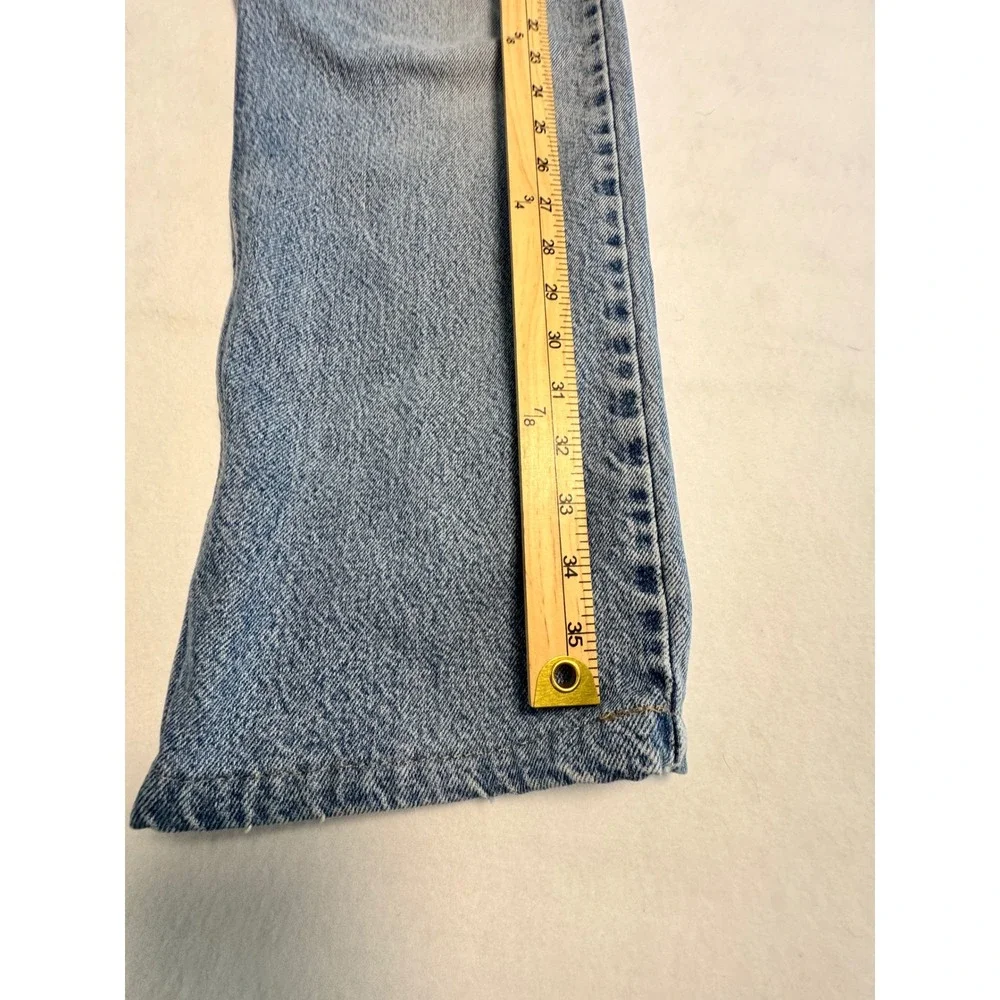 Levis 505 Reg Fit Jeans‎ Mens 36x30 Blue Medium Wash Straight Leg Denim 505-0216